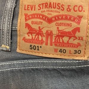 Levi’s 501 XX made in Mexico 40 X 30